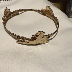 Elegant Gold Bangle Bracelet- State of VA